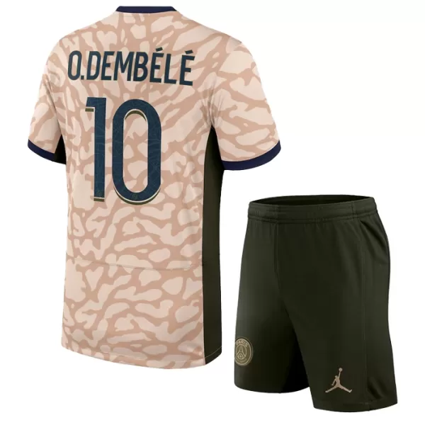 Conjunto Paris Saint-Germain O. Dembele 10 Cuarta Niño Jordan 23/24