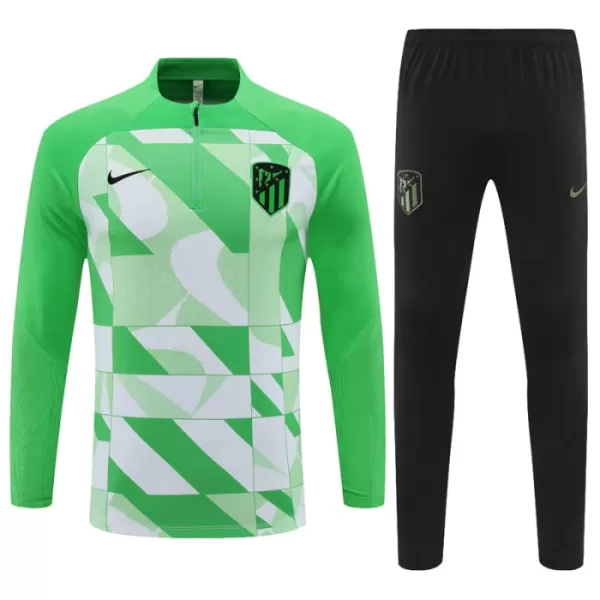 Atlético Madrid Sudadera De Entrenamiento Hombre Cremallera Cuarto 23/24 Verde