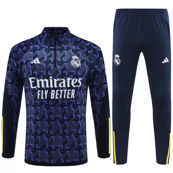 Real Madrid Sudadera De Entrenamiento Niño Cremallera Cuarto 23/24 Navy