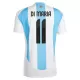 Camiseta Argentina Di Maria 11 Hombre Primera 2024