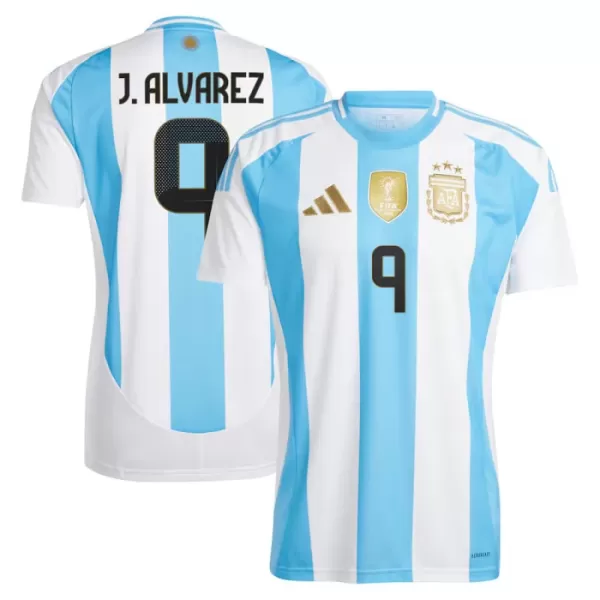 Camiseta Argentina J. Alvarez 9 Hombre Primera 2024