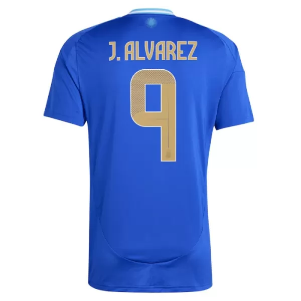 Camiseta Argentina J. Alvarez 9 Hombre Segunda 2024