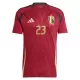 Camiseta Bélgica Batshuayi 23 Hombre Primera Euro 2024