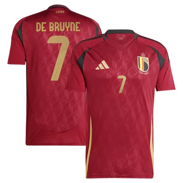Camiseta Bélgica De Bruyne 7 Hombre Primera Euro 2024