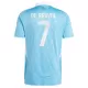 Camiseta Bélgica De Bruyne 7 Hombre Segunda Euro 2024