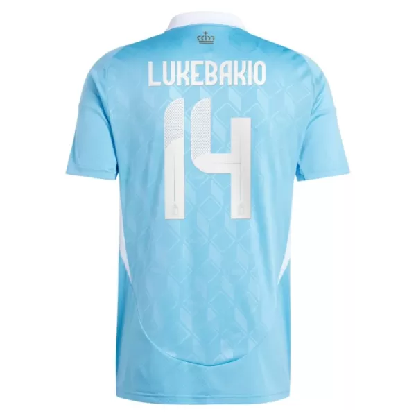 Camiseta Bélgica Lukebakio 14 Hombre Segunda Euro 2024