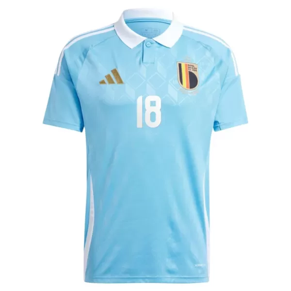 Camiseta Bélgica Mangala 18 Hombre Segunda Euro 2024