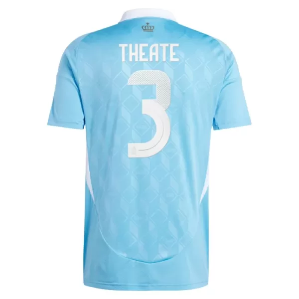 Camiseta Bélgica Theate 3 Hombre Segunda Euro 2024