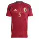 Camiseta Bélgica Vertonghen 5 Hombre Primera Euro 2024