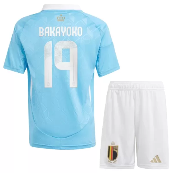 Conjunto Bélgica Bakayoko 19 Niño Segunda Euro 2024