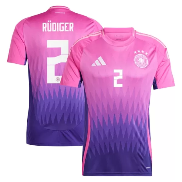 Camiseta Alemania Antonio Rudiger 2 Hombre Segunda Euro 2024