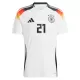 Camiseta Alemania Gundogan 21 Hombre Primera Euro 2024