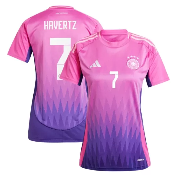 Camiseta Alemania Kai Havertz 7 Mujer Segunda Euro 2024
