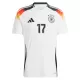 Camiseta Alemania Wirtz 17 Hombre Primera Euro 2024