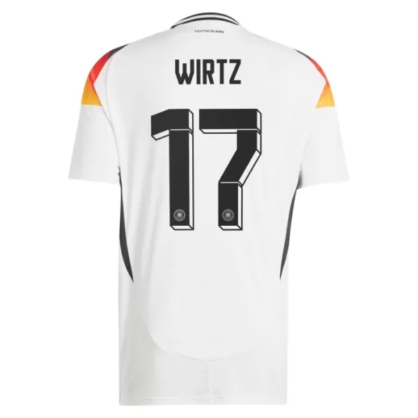 Camiseta Alemania Wirtz 17 Hombre Primera Euro 2024