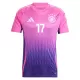Camiseta Alemania Wirtz 17 Hombre Segunda Euro 2024