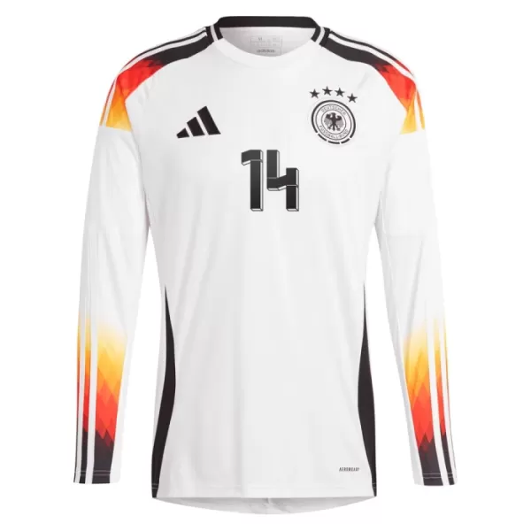 Camiseta Manga Larga Alemania Musiala 14 Hombre Primera Euro 2024