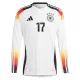 Camiseta Manga Larga Alemania Wirtz 17 Hombre Primera Euro 2024