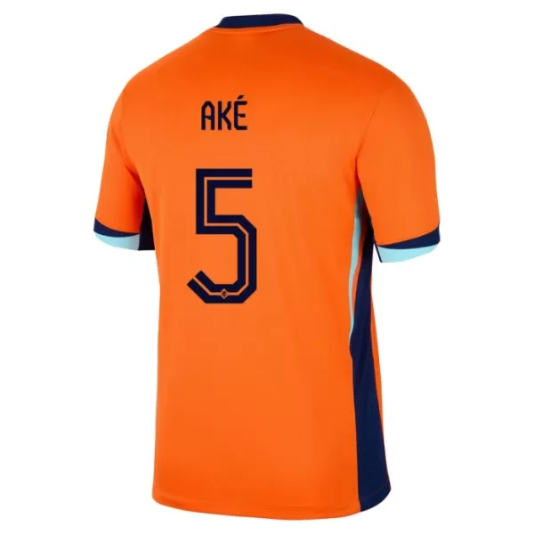 Camiseta Países Bajos Ake 5 Hombre Primera Euro 2024