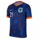 Camiseta Países Bajos Frenkie de Jong 21 Hombre Segunda Euro 2024
