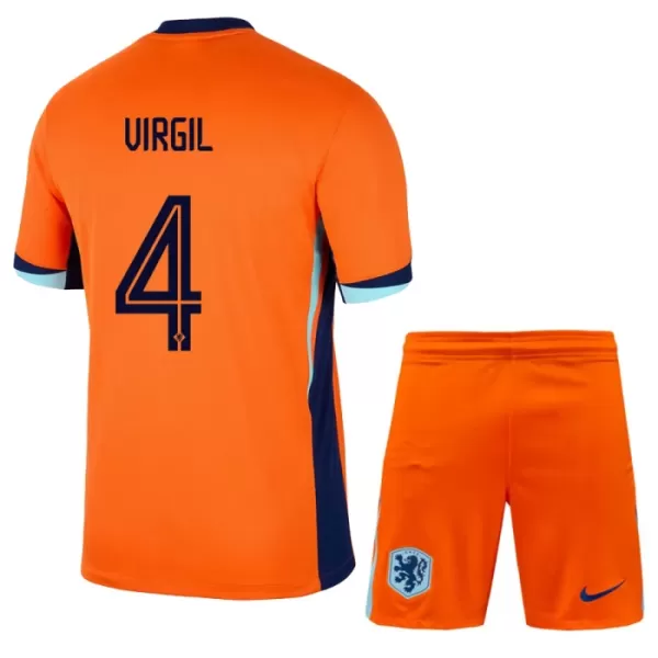 Conjunto Países Bajos Virgil 4 Niño Primera Euro 2024