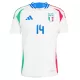 Camiseta Italia Chiesa 14 Hombre Segunda Euro 2024