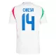 Camiseta Italia Chiesa 14 Hombre Segunda Euro 2024