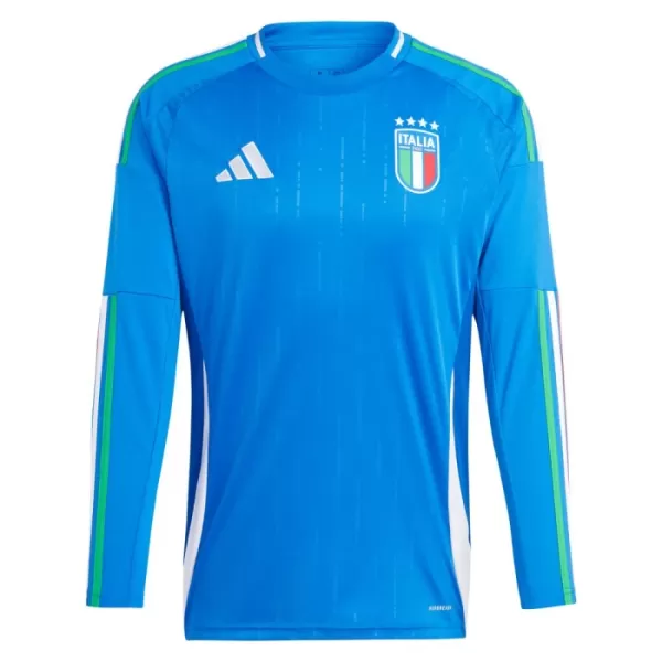 Camiseta Manga Larga Italia Hombre Primera Euro 2024