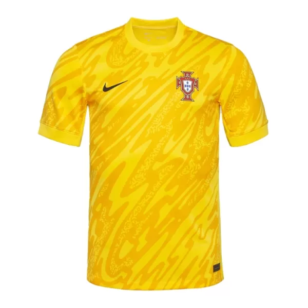 Camiseta Portero Portugal Hombre Euro 2024 Amarilla