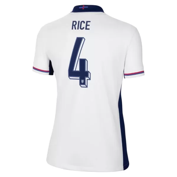 Camiseta Inglaterra Rice 4 Mujer Primera Euro 2024