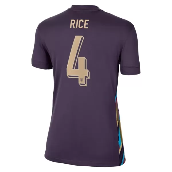 Camiseta Inglaterra Rice 4 Mujer Segunda Euro 2024