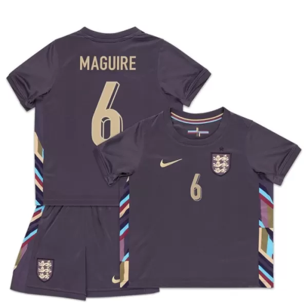 Conjunto Inglaterra Maguire 6 Niño Segunda Euro 2024