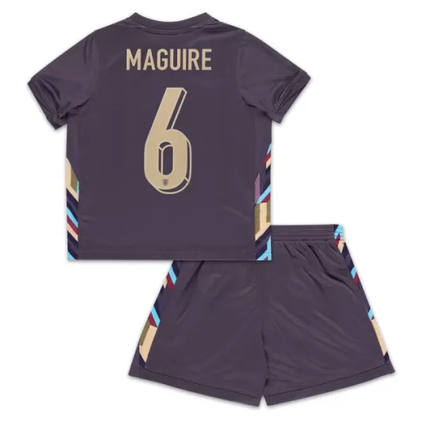 Conjunto Inglaterra Maguire 6 Niño Segunda Euro 2024