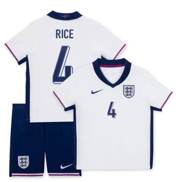 Conjunto Inglaterra Rice 4 Niño Primera Euro 2024