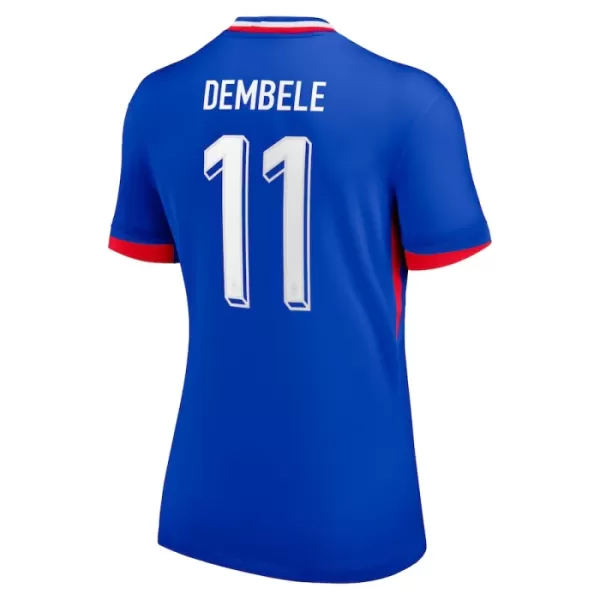 Camiseta Francia Dembele 11 Mujer Primera Euro 2024