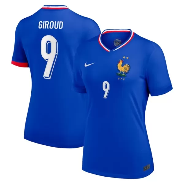 Camiseta Francia Giroud 9 Mujer Primera Euro 2024