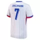 Camiseta Francia Griezmann 7 Hombre Segunda Euro 2024