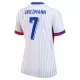 Camiseta Francia Griezmann 7 Mujer Segunda Euro 2024