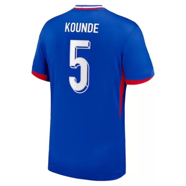 Camiseta Francia Kounde 5 Hombre Primera Euro 2024