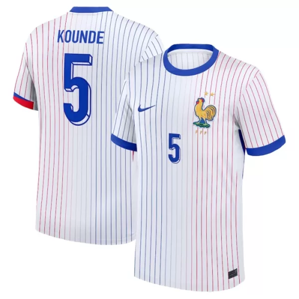 Camiseta Francia Kounde 5 Hombre Segunda Euro 2024