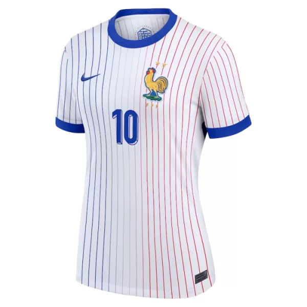 Camiseta Francia Mbappé 10 Mujer Segunda Euro 2024