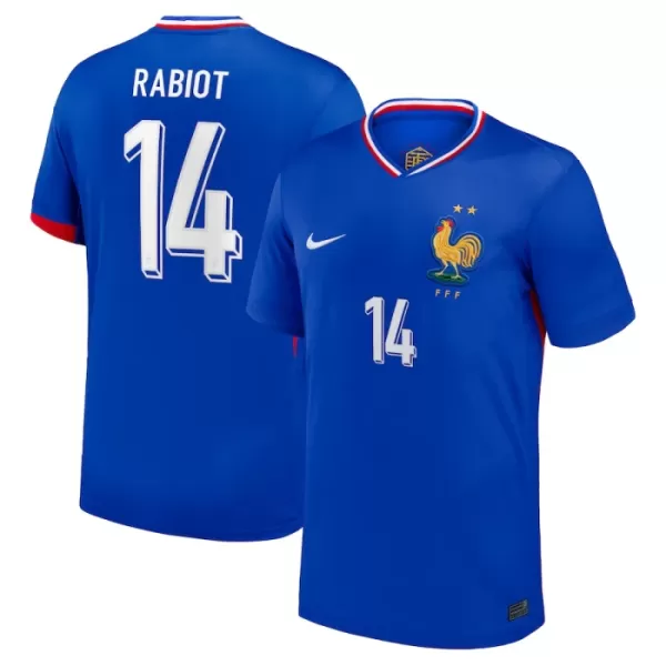 Camiseta Francia Rabiot 14 Hombre Primera Euro 2024