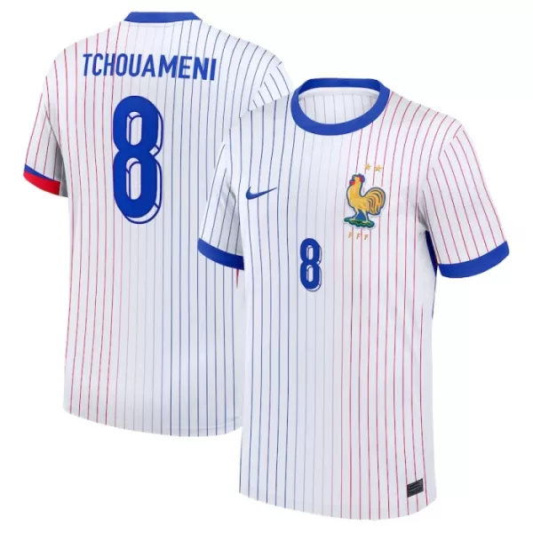 Camiseta Francia Tchouameni 8 Hombre Segunda Euro 2024