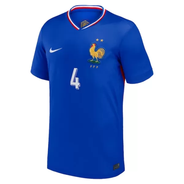 Camiseta Francia Upamecano 4 Hombre Primera Euro 2024