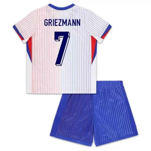 Conjunto Francia Griezmann 7 Niño Segunda Euro 2024