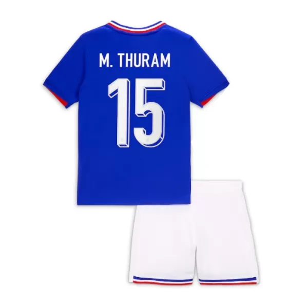 Conjunto Francia M. Thuram 15 Niño Primera Euro 2024