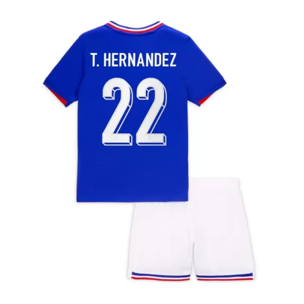 Conjunto Francia T. Hernandez 22 Niño Primera Euro 2024