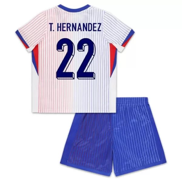 Conjunto Francia T. Hernandez 22 Niño Segunda Euro 2024