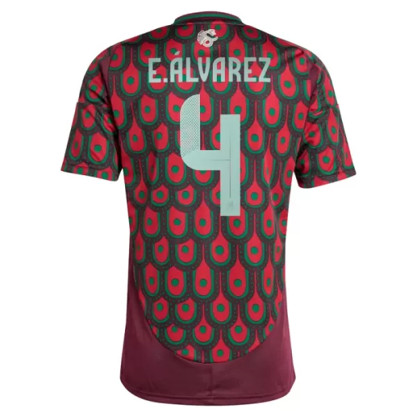 Camiseta México Edson Alvarez 4 Hombre Primera 2024