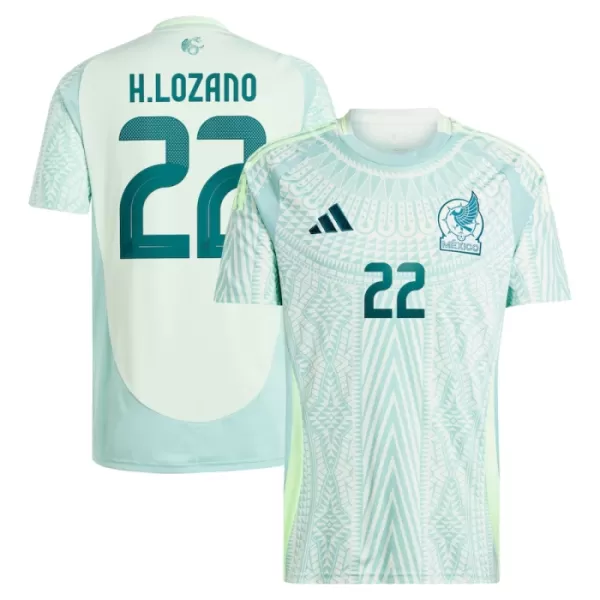 Camiseta México Hirving Lozano 22 Hombre Segunda 2024